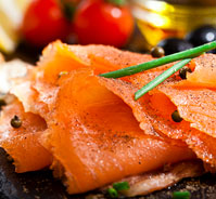 smoked salmon