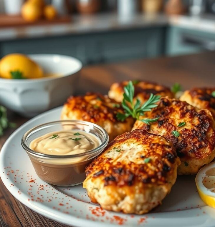 Crab Cakes with Remoulade Sauce