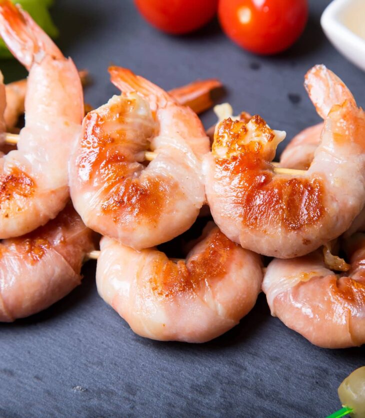 prosciutto wrapped shrimp